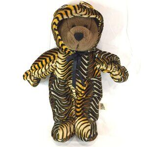 Teddy Bear In Tiger Costume Plush Stuffed Animal Toy Works 15 inch